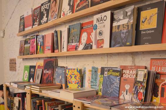 madrid cool blog, café molar, comics, la latina