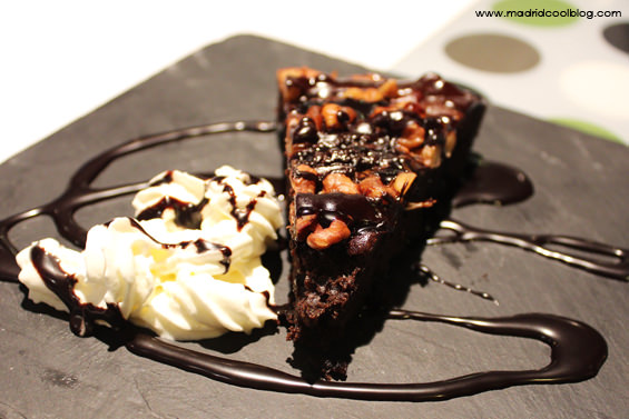 madrid cool blog, restaurante latitud, madrid, brownie chocolate