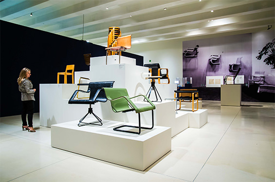 Exposición de Alvar Aalto en CaixaForum Madrid.