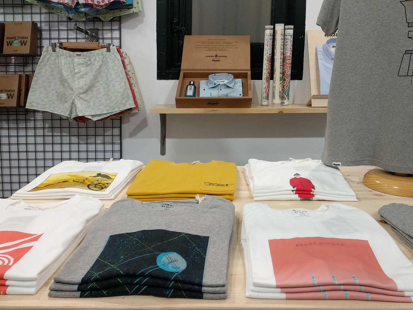Brava Fabrics abre en Malasaña con un diseño exclusivo de Bombay Shapphire.