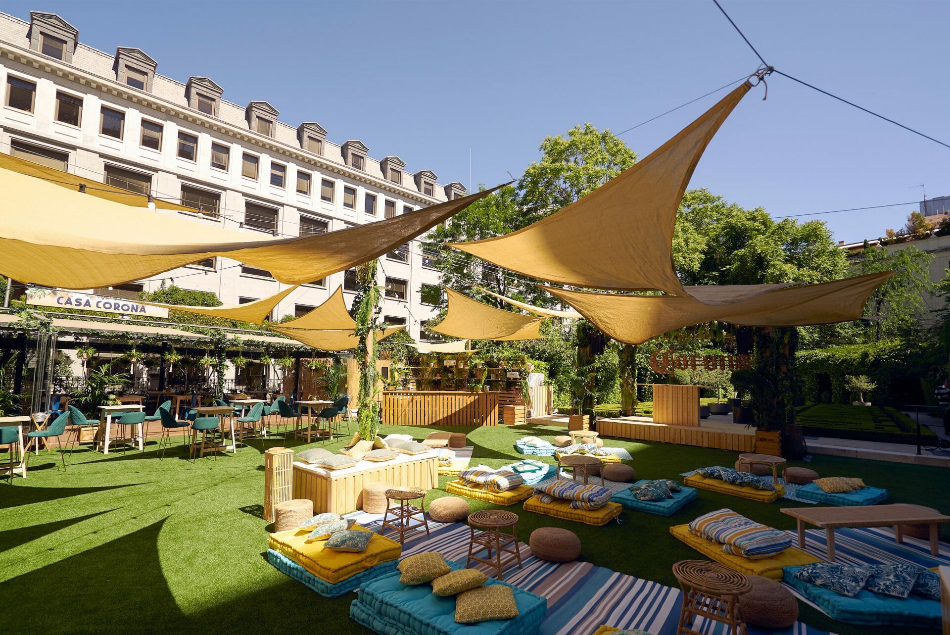 Casa Corona 2019. Vuelve el mejor oasis urbano de Madrid.