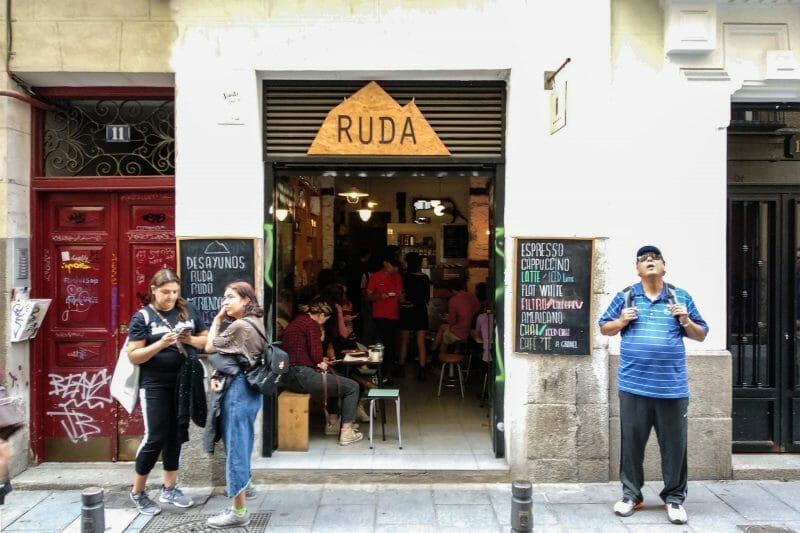 Fachada de Ruda Café. Foto de Madrid Cool Blog.
